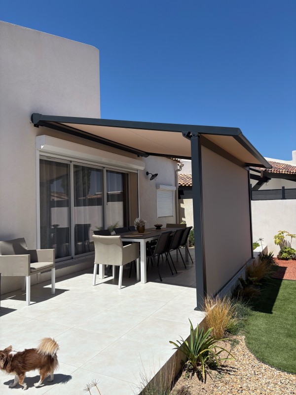 Installation d’une pergola Neozip à Chateauneuf-les-Martigues